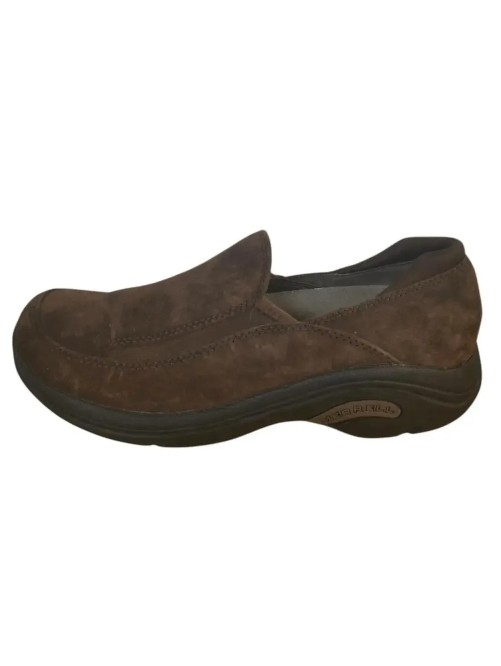 Women's Merrell Treviso Moc II Loafers Shoes Size 6.5 M Brown‎ Suede Casual
